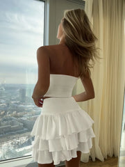 Odette Feather Mini Skirt Co-Ord product view 2