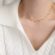 Cassia Layered Crystal Necklace product view 31