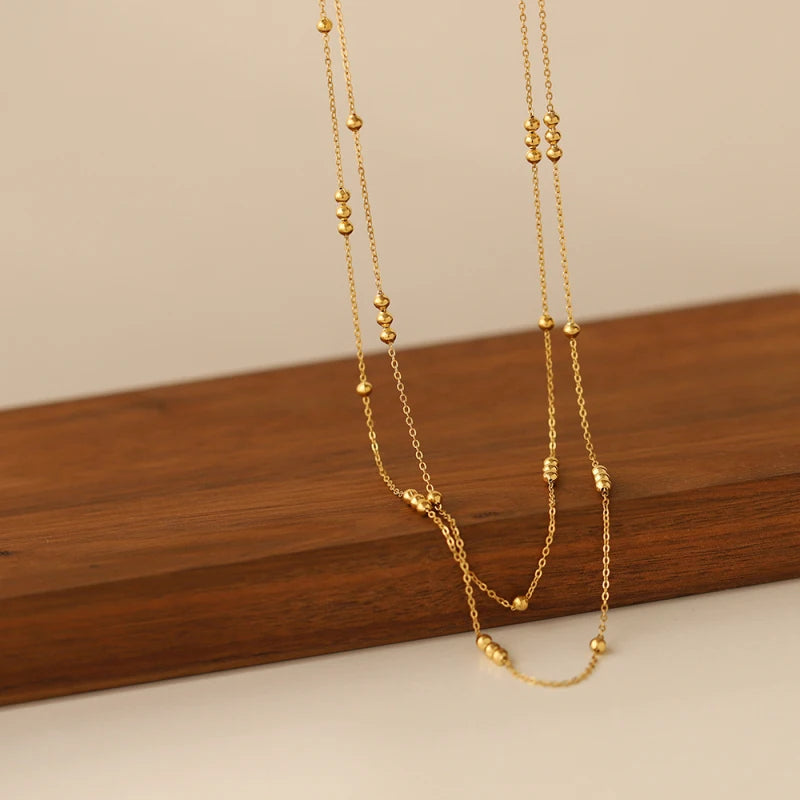 Cassia Layered Crystal Necklace product view 26