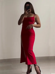 Sloane Halter Mini Dress — Luxe Bae product image