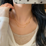Cassia Layered Crystal Necklace product view 28