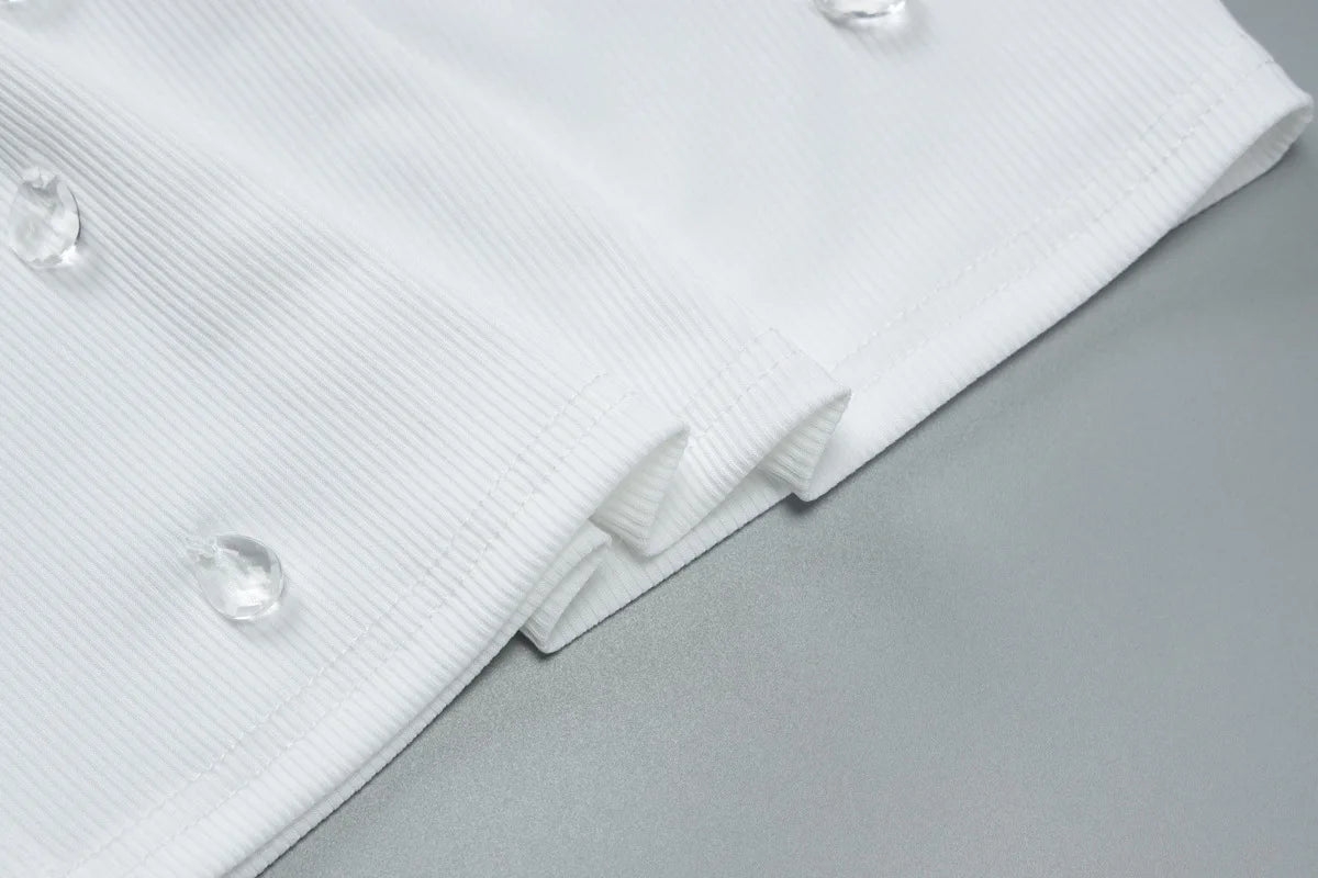 Inez Crystal Ribbed Tank product view 12