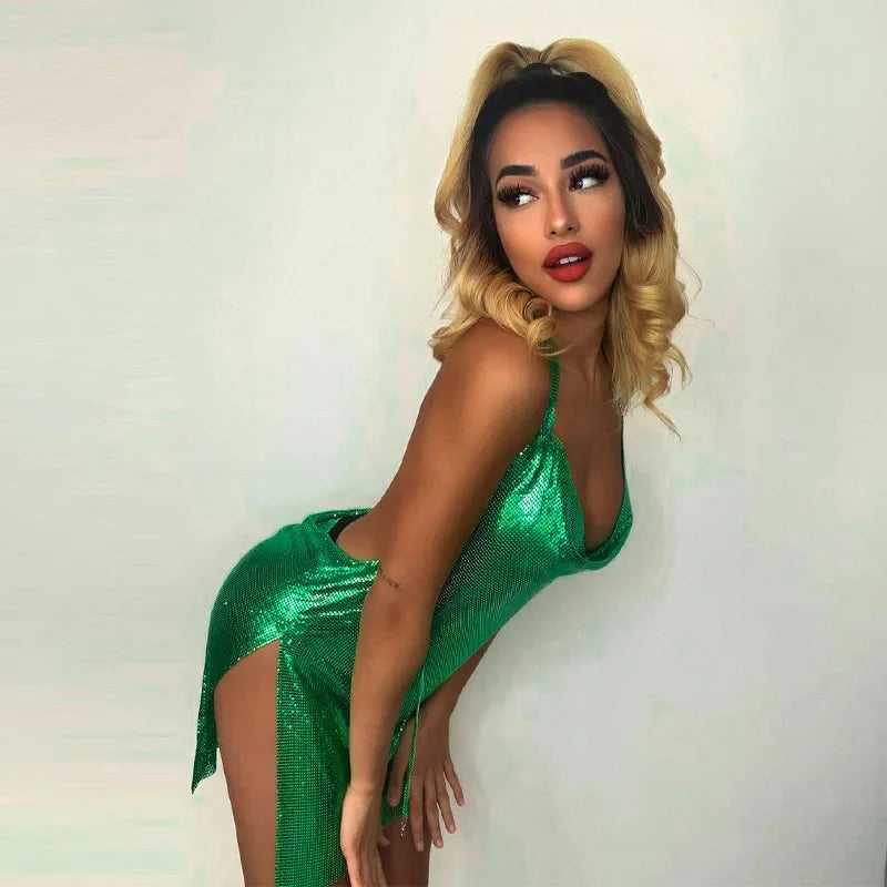 Lara Sequin Mini Dress — alternate view 9