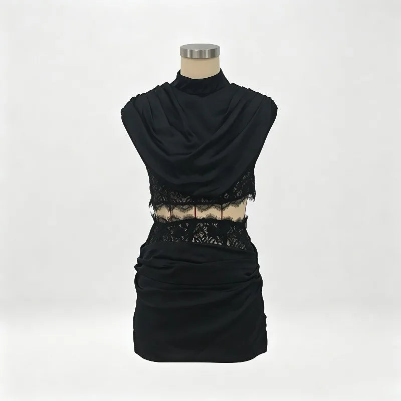 Allegra Lace Ruched Mini Co-Ord product view 5