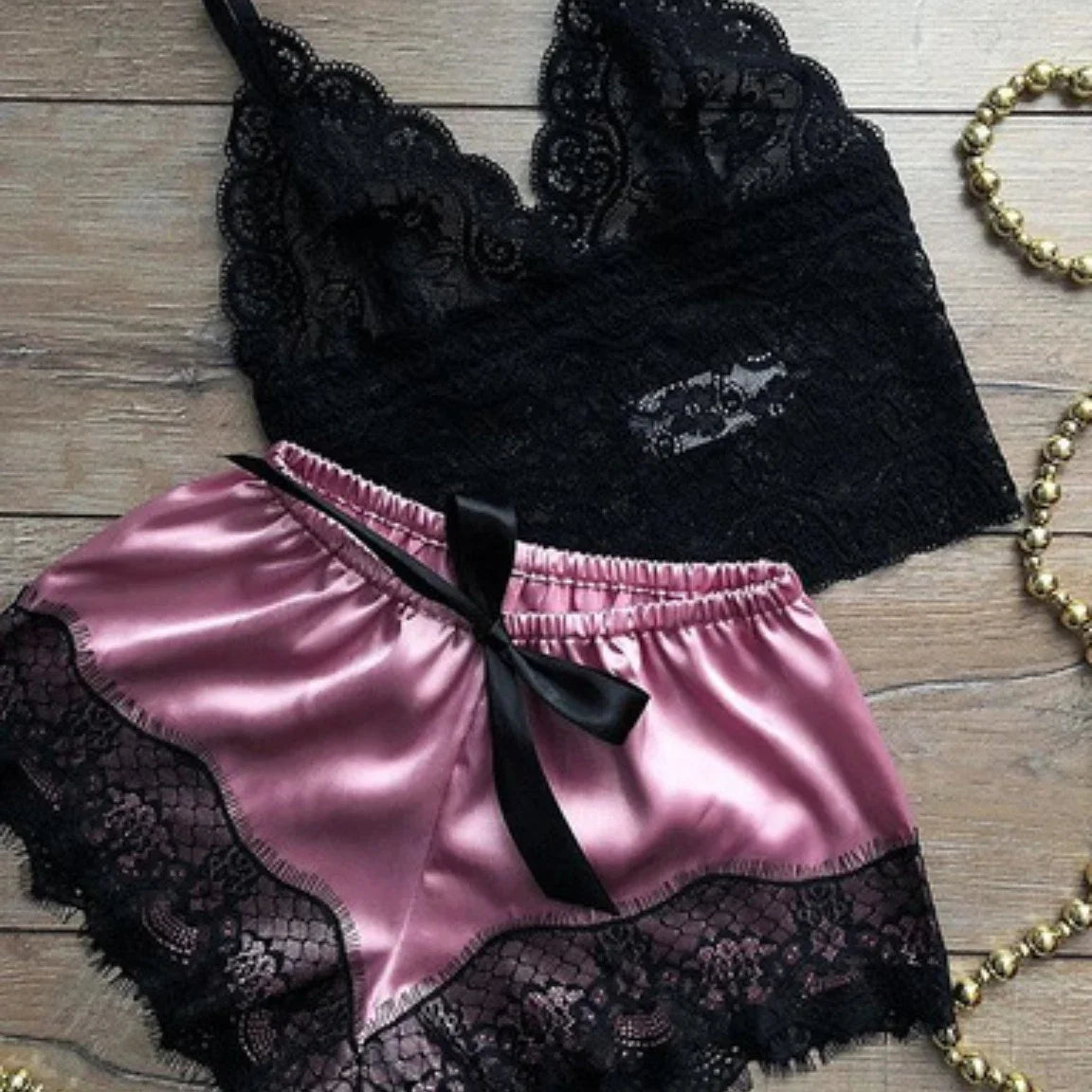 Amalia Lace Cami Night Set product view 2
