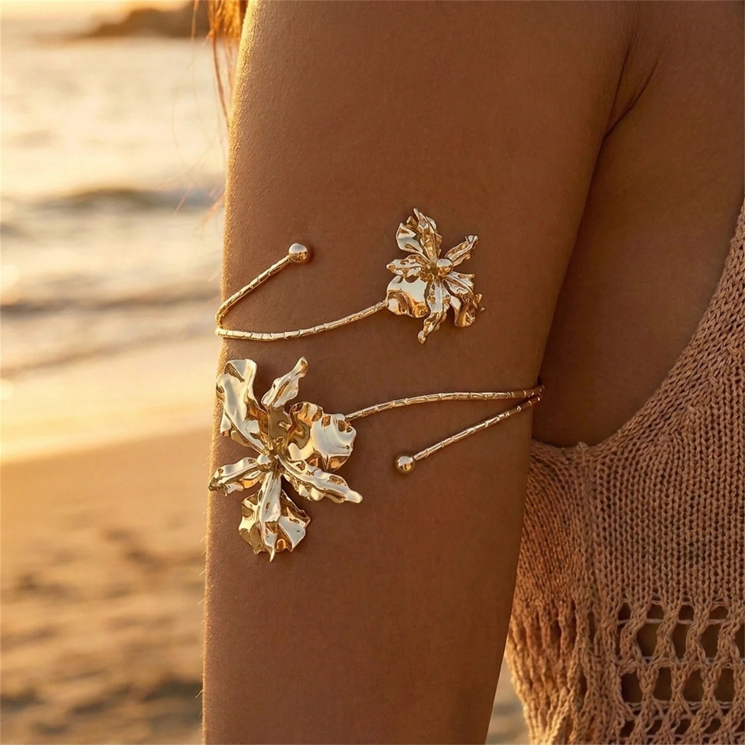Rosalie Floral Arm Cuff product view 5