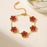 Clover Enamel Bracelet — alternate view 4