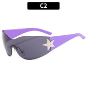 Nyx Rimless Wrap Sunglasses product view 14