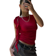 Sienna Fringe Crop Top product view 12