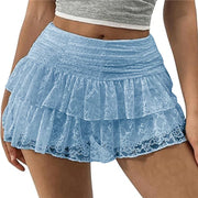 Flora Ruffle Bloomer Mini Skirt product view 16