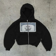 Kiki Printed Zip Hoodie product view 12