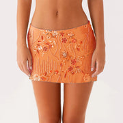 Amara Sequin Pearl Mini Skirt product view 14