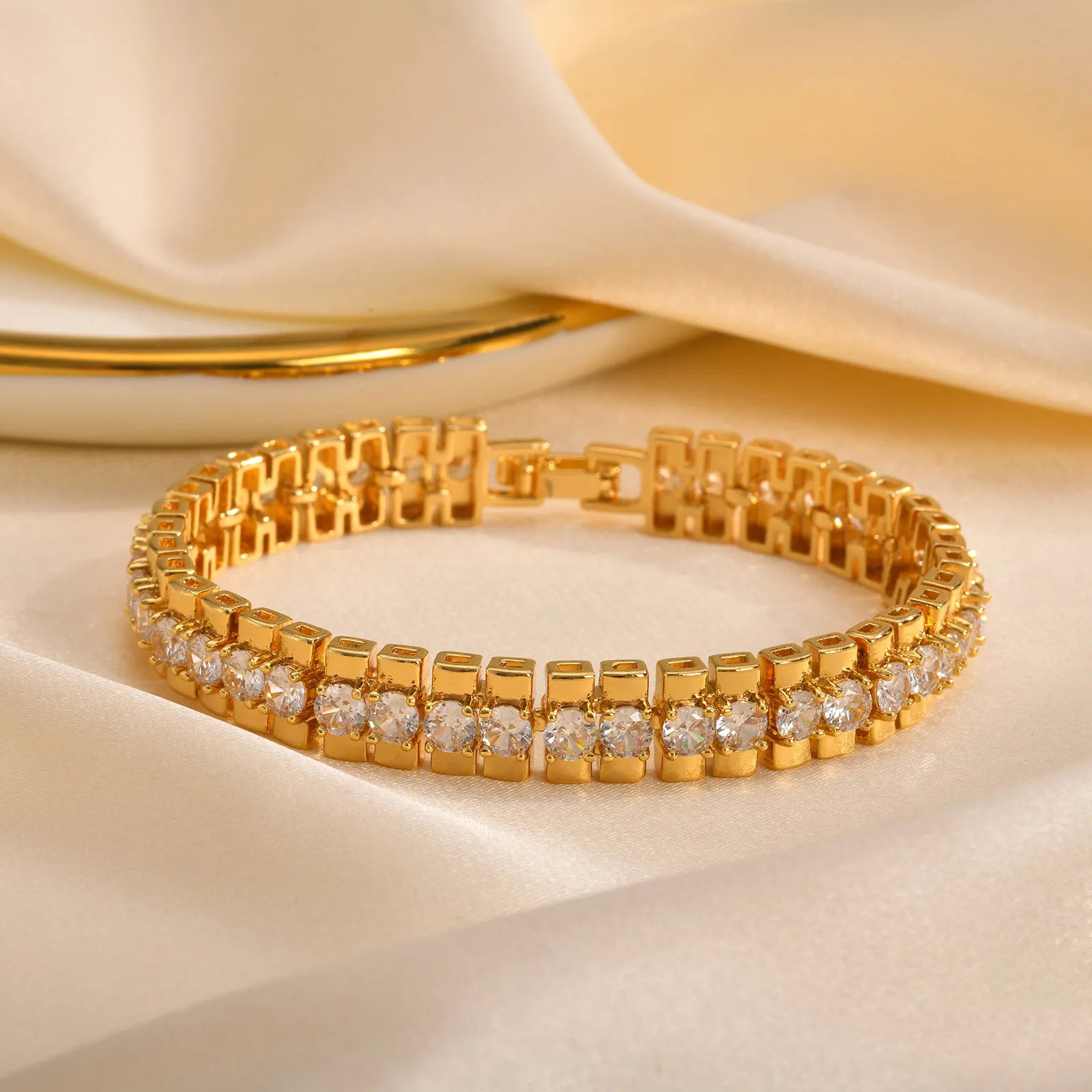 Sienna Crystal Link Bracelet — alternate view 3