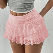 Flora Ruffle Bloomer Mini Skirt product view 3