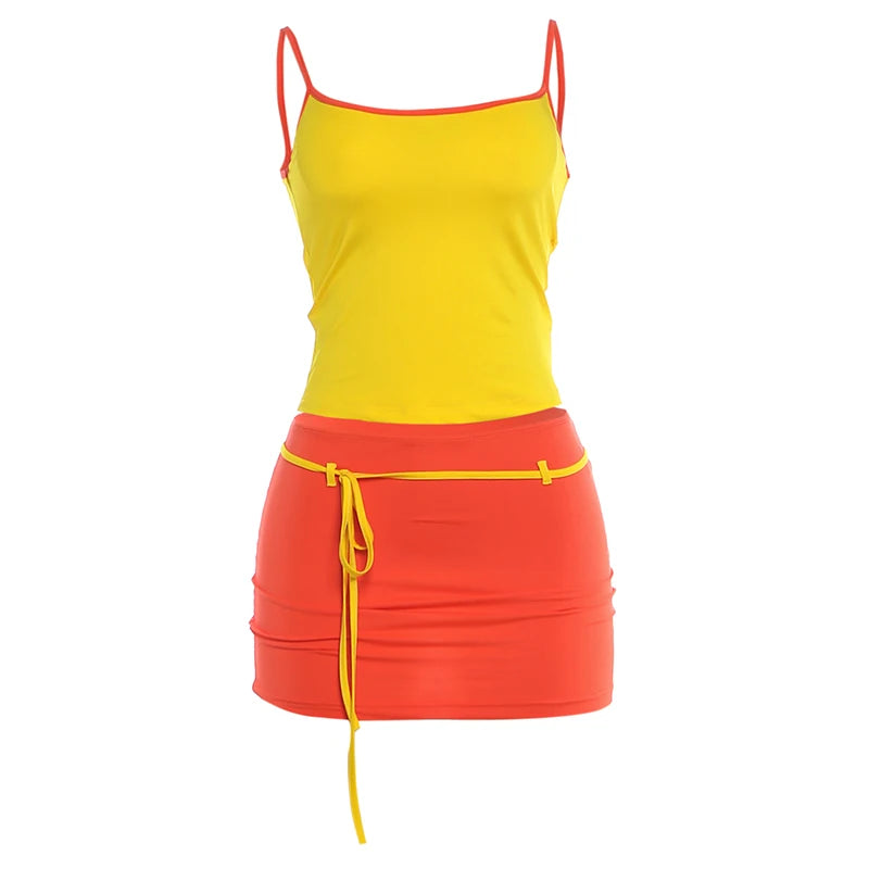 Dalia Fringe Mini Skirt Co-Ord product view 26