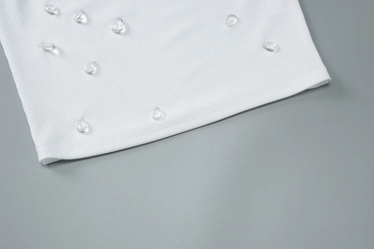 Inez Crystal Ribbed Tank product view 11