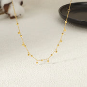 Cassia Layered Crystal Necklace product view 19