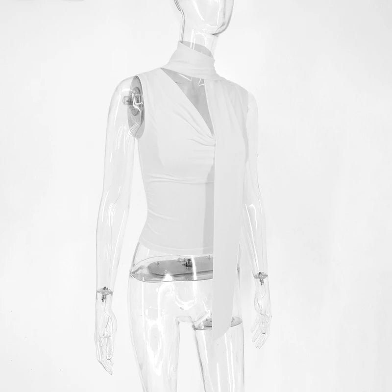 Arielle Draped Halter Top product view 16