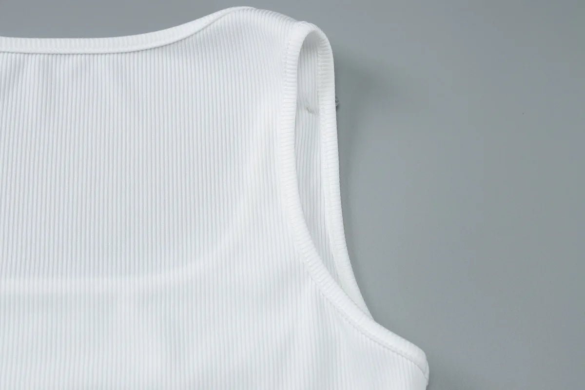 Inez Crystal Ribbed Tank product view 14