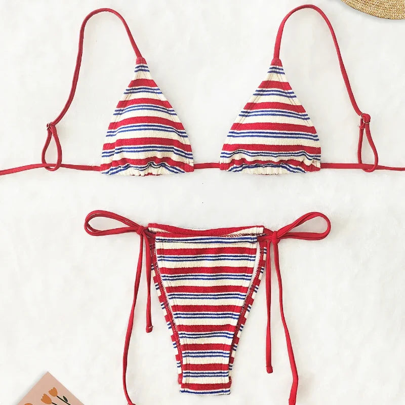 Siena Stripe Bikini Set product view 2