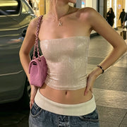 Vesper Sequin Bandeau Top — alternate view 6