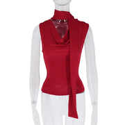 Arielle Draped Halter Top product view 21