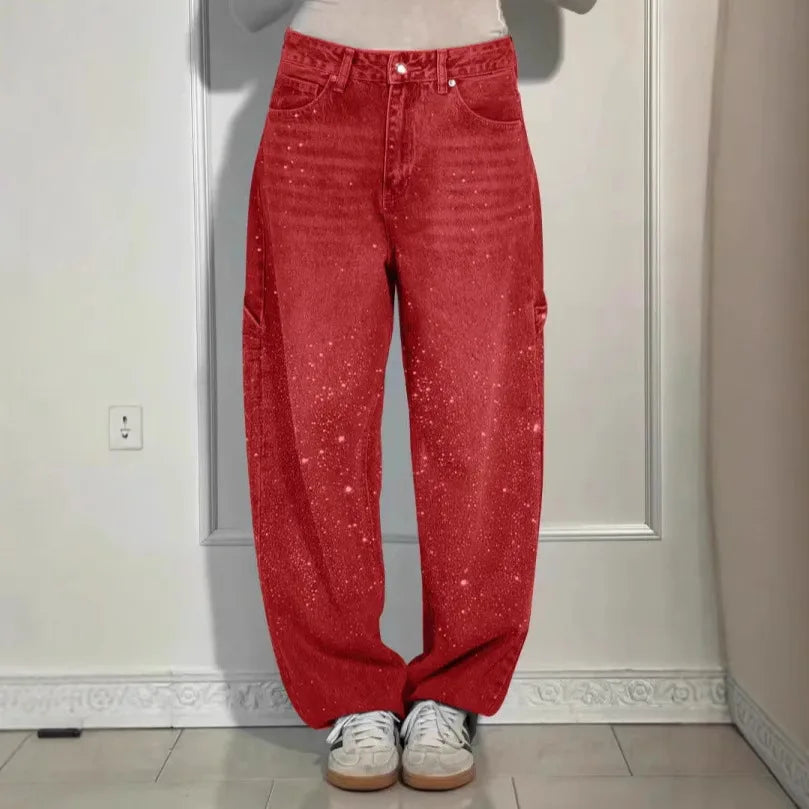 Astra Crystal Straight Jeans — alternate view 5