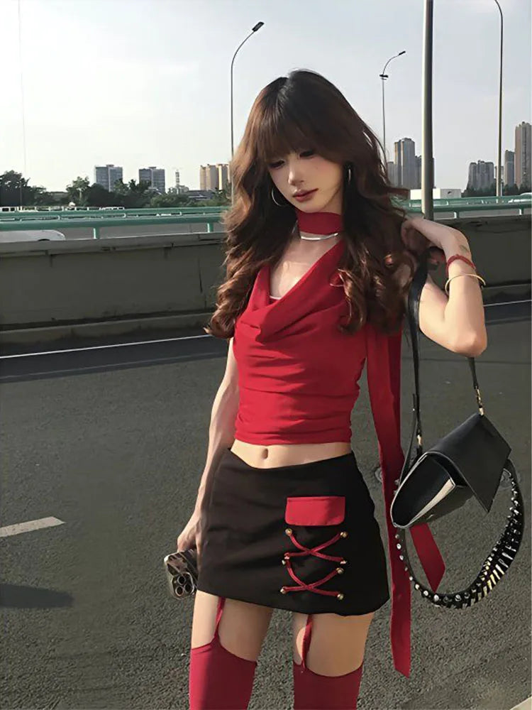 Arielle Draped Halter Top product view 1