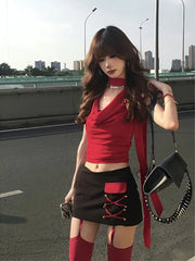 Arielle Draped Halter Top product view 1