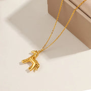 Cassia Layered Crystal Necklace product view 24
