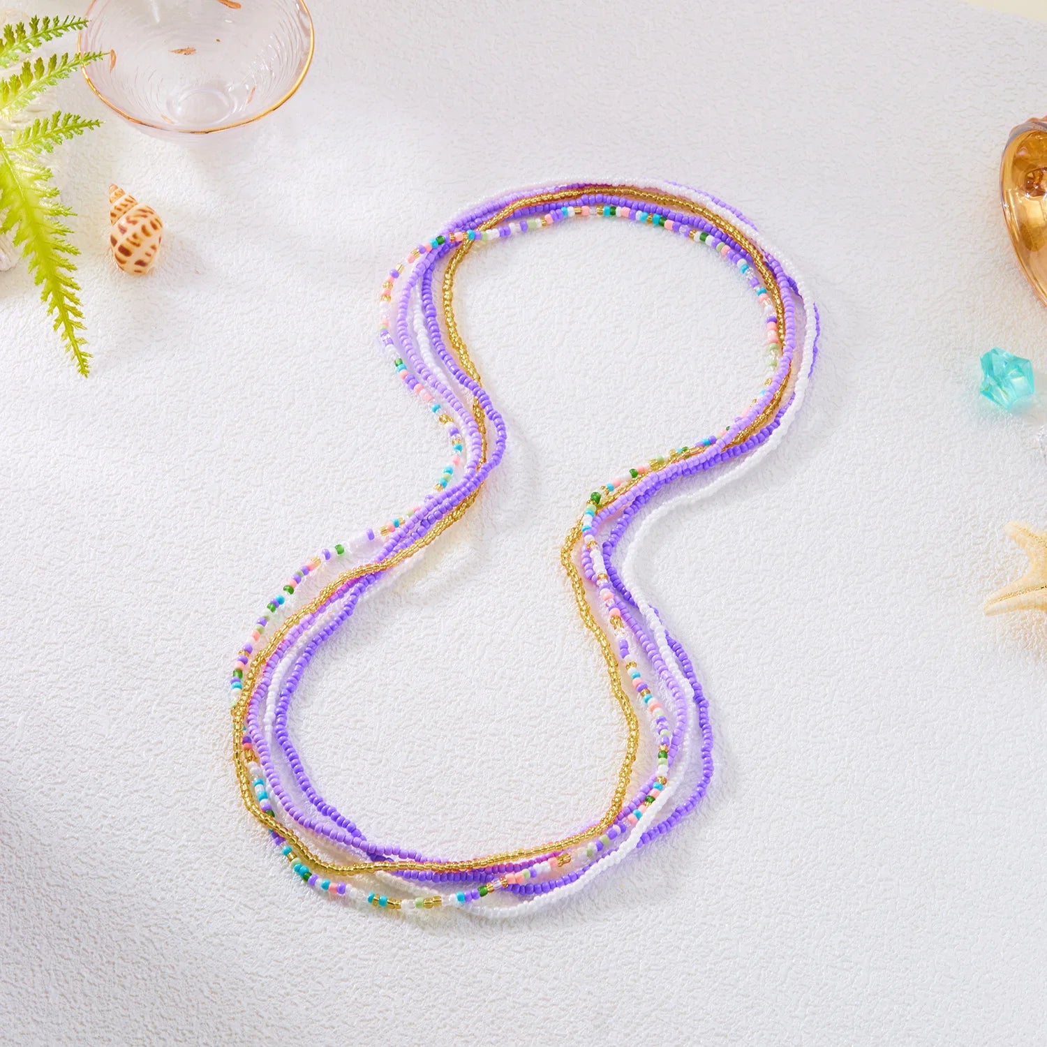 Paloma Beaded Waist Chain Set product view 2