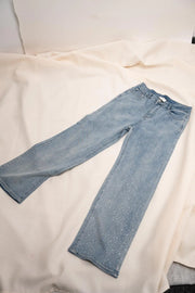 Valentina Crystal Straight Jeans — alternate view 5