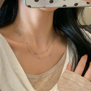Cassia Layered Crystal Necklace product view 29