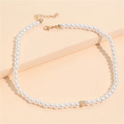 Vivienne Pearl Heart Choker product view 2