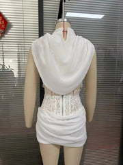 Allegra Lace Ruched Mini Co-Ord product view 8