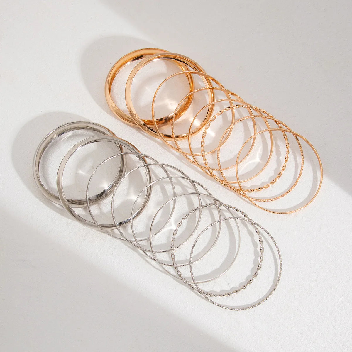 Maren Textured Bangle Set product view 4