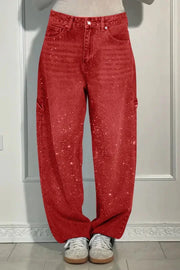 Astra Crystal Straight Jeans — alternate view 9