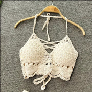Maeve Sheer Lace Crop Top — alternate view 5