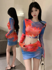 Zora Tie-Dye Skirt Co-Ord product view 1