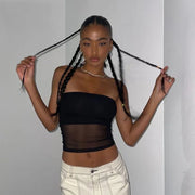 Celine Mesh Corset Top product view 17