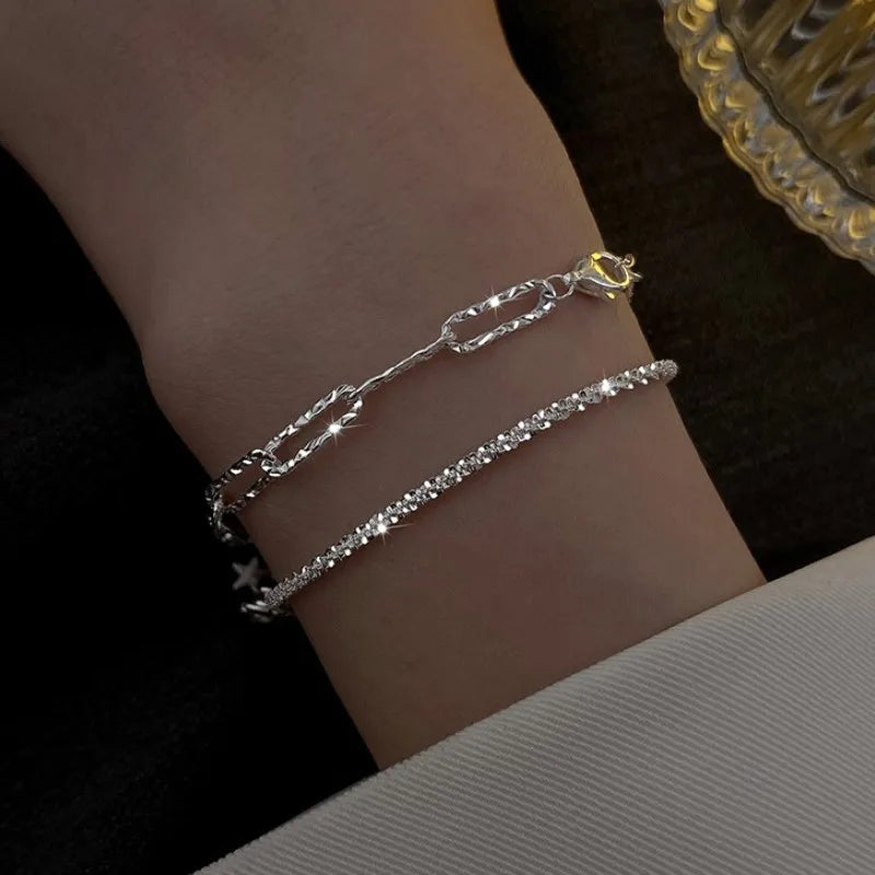Celeste Crystal Tennis Bracelet product view 25