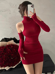 Gia Sculpted Mini Dress — alternate view 5