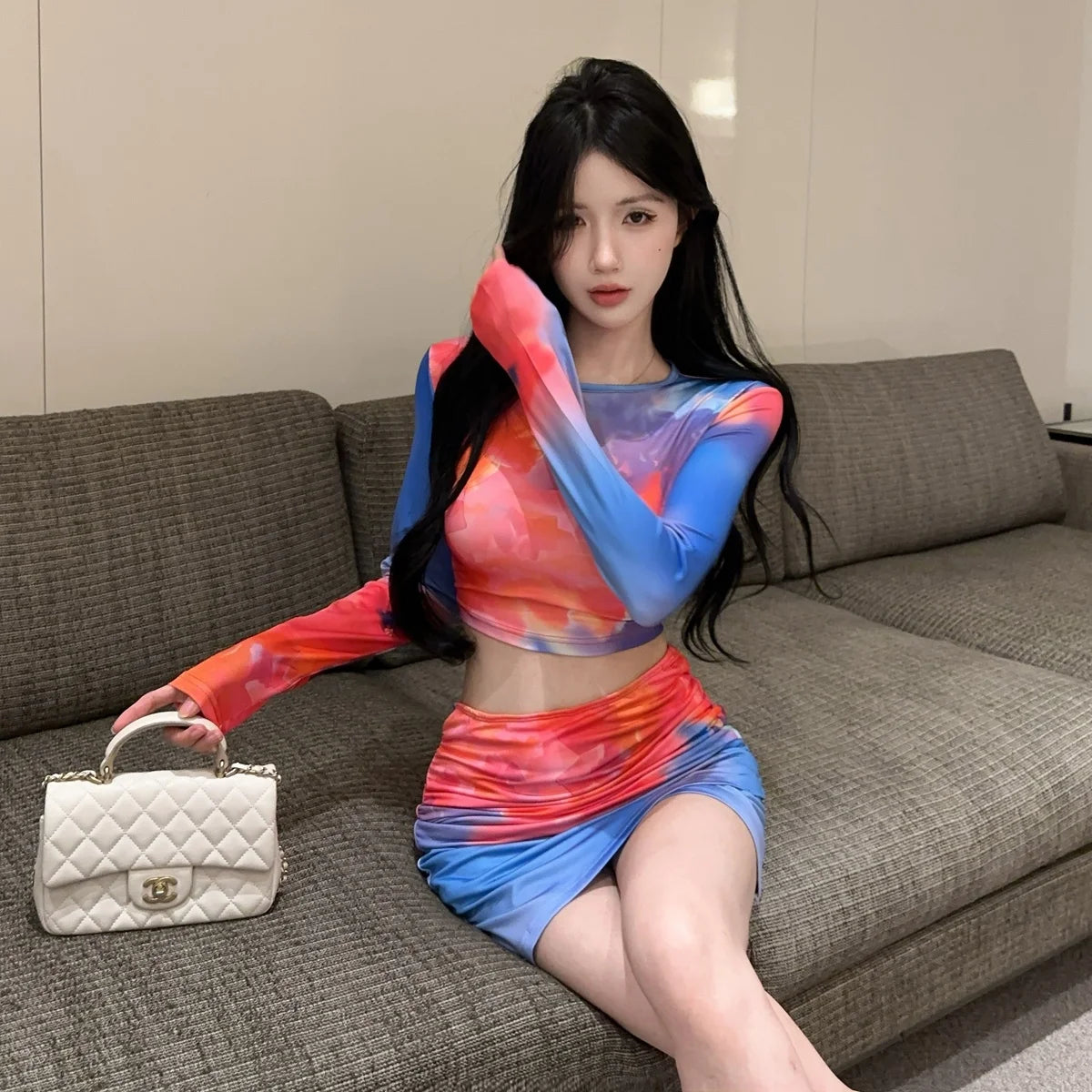 Zora Tie-Dye Skirt Co-Ord product view 14