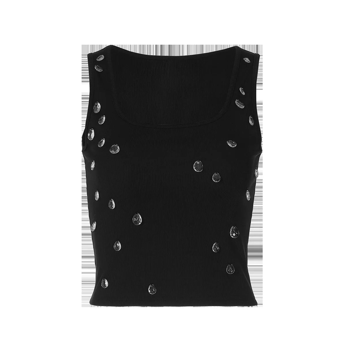 Inez Crystal Ribbed Tank product view 26