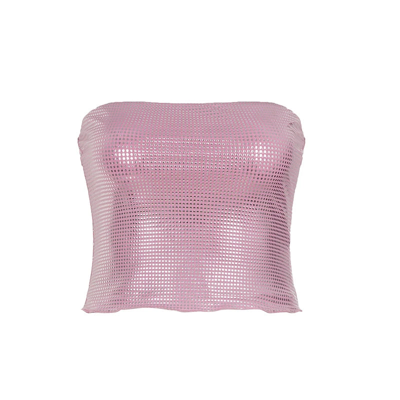 Vesper Sequin Bandeau Top — alternate view 4