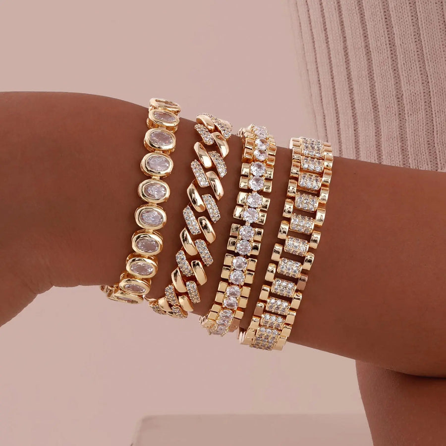 Sienna Crystal Link Bracelet — Luxe Bae product image