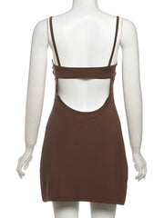 Anya Crystal Flower Mini Dress product view 5