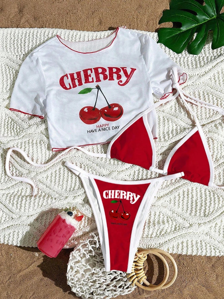 Ceri Cherry Bikini Set product view 29