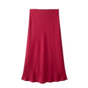 Nelle Satin Midi Skirt — alternate view 8