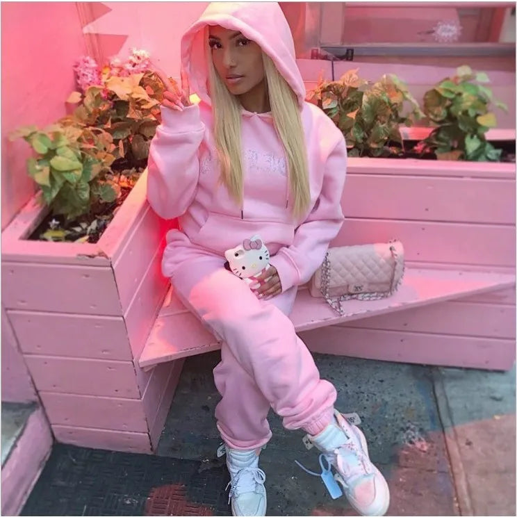 Vesper Crystal Hoodie Co-Ord product view 2